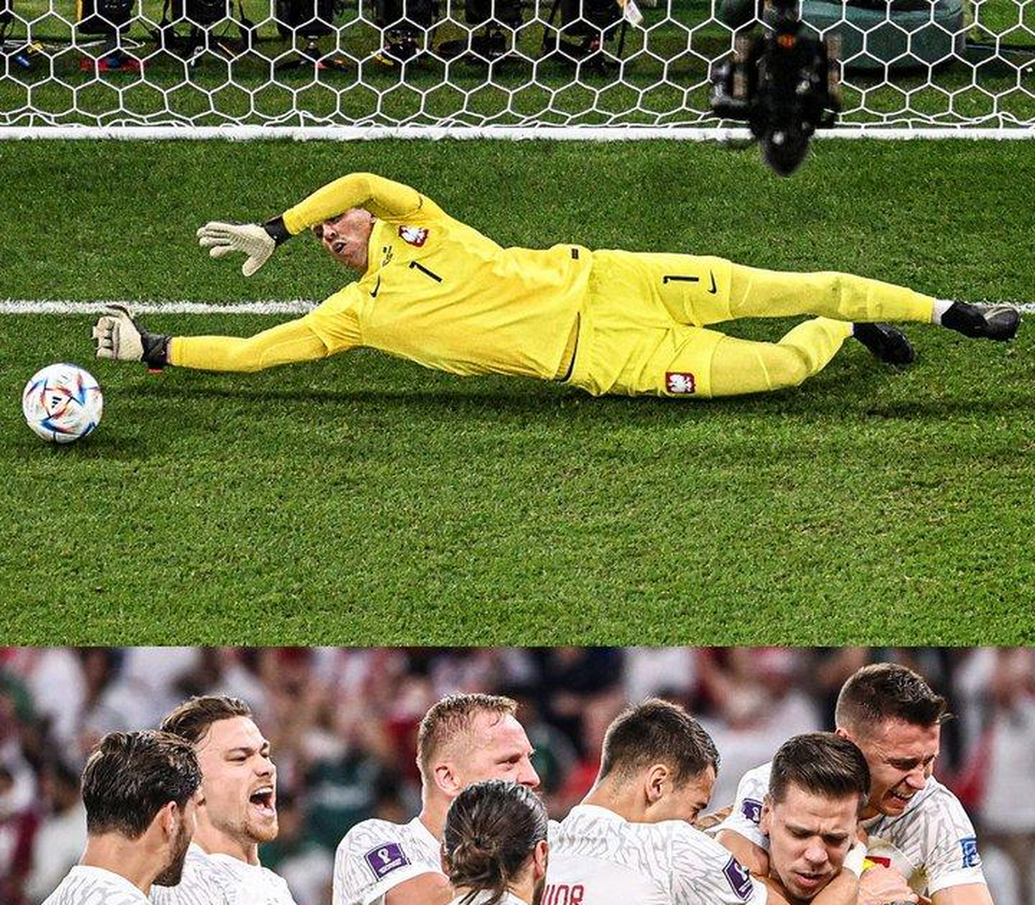 波兰足球队在重要比赛中取胜